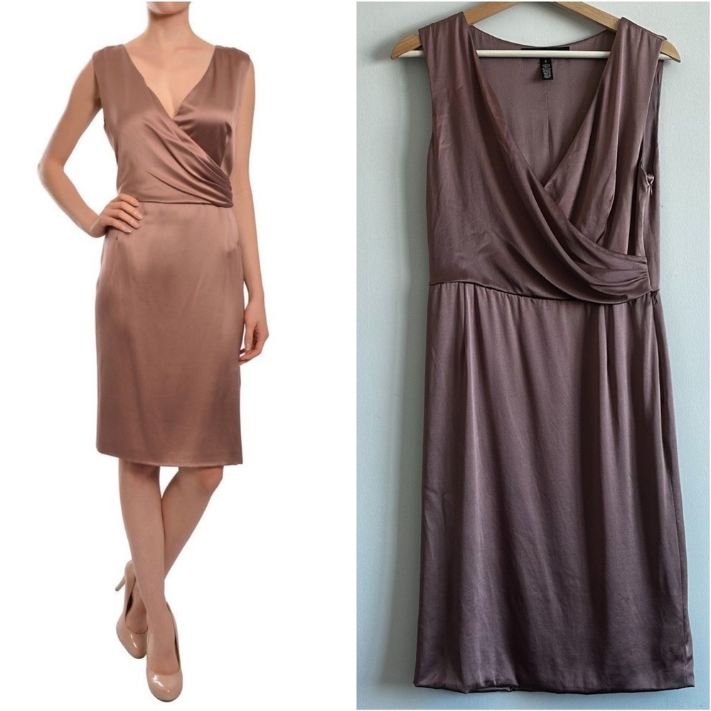 Ralph Lauren Black Label Silk Draped Dress